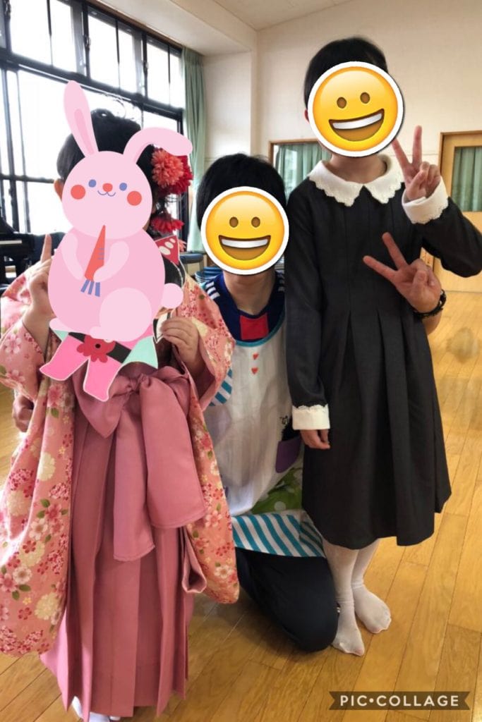 保育園卒園式 子供の服装に 袴 を選びました もちママブログ